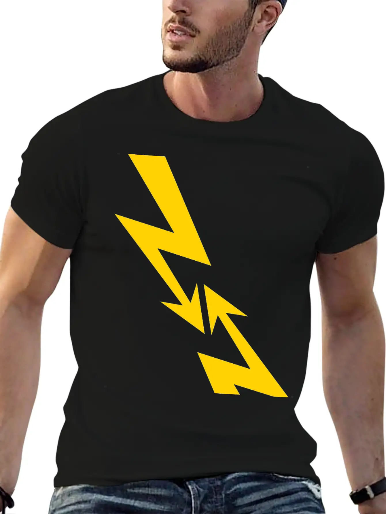 2 Flashes Electricity Electric Energy Strong Curre Timeless Short Sleeve Tee – Comfy And Minimalist Design