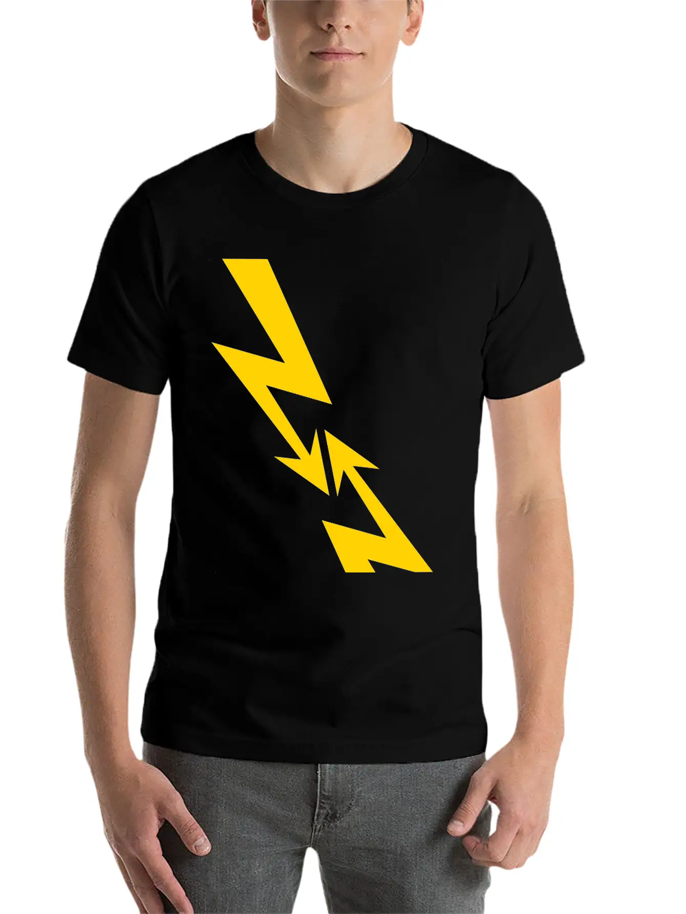 2 Flashes Electricity Electric Energy Strong Curre Timeless Short Sleeve Tee – Comfy And Minimalist Design