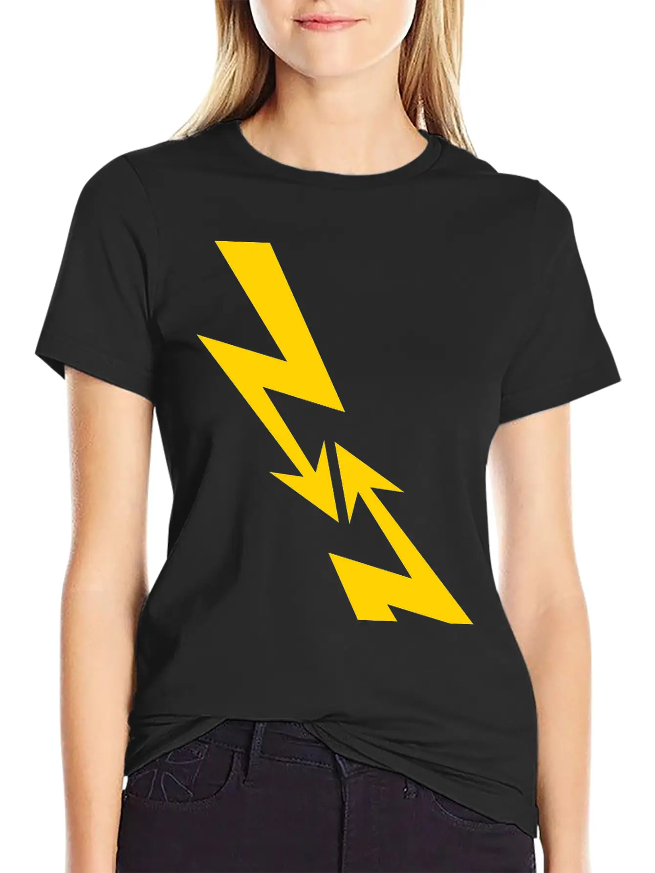 2 Flashes Electricity Electric Energy Strong Curre Timeless Short Sleeve Tee – Comfy And Minimalist Design