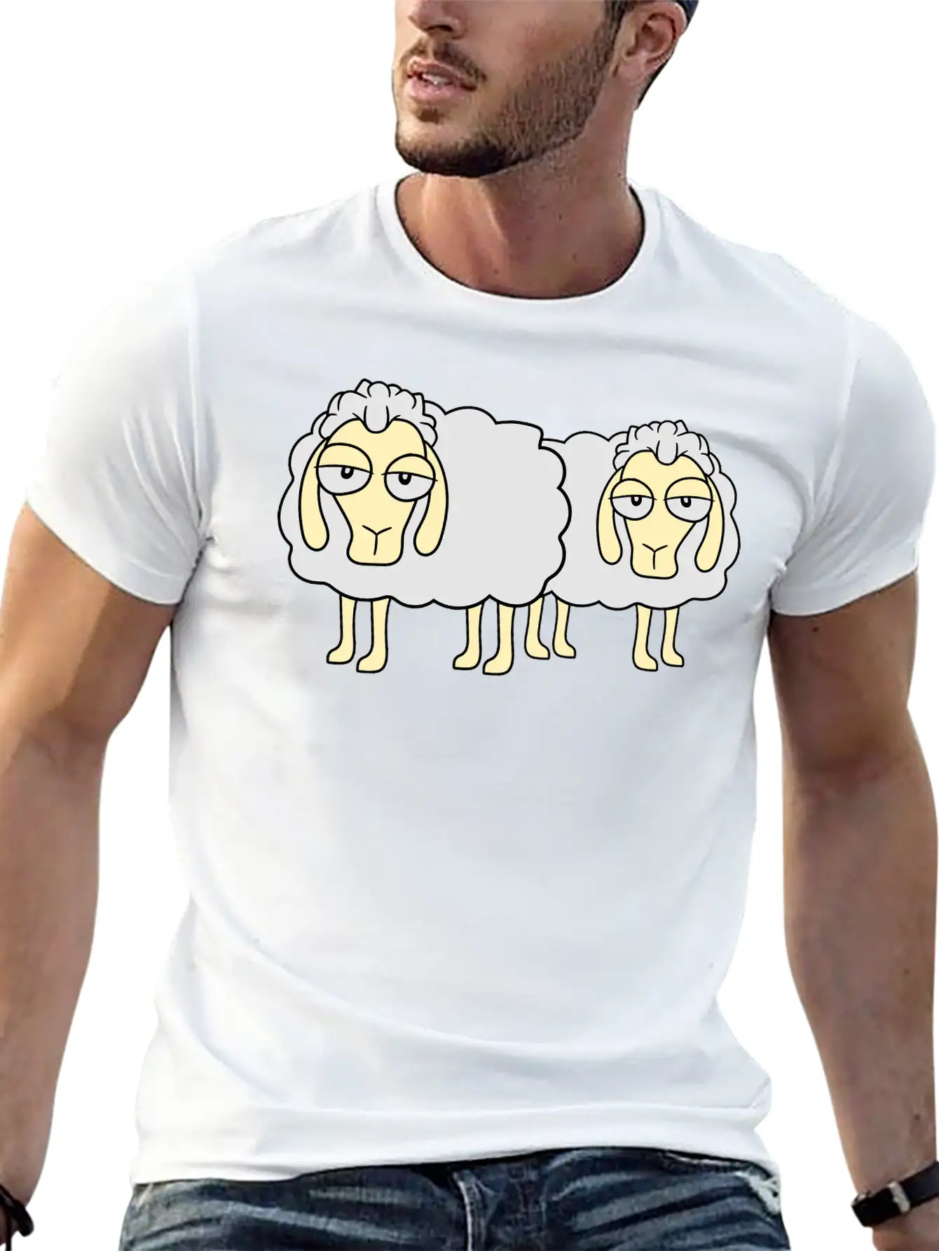2 Friends Team Couple Funny Little Cute Comic Cart Classic Cotton Tee – Unisex Comfort For Any Season