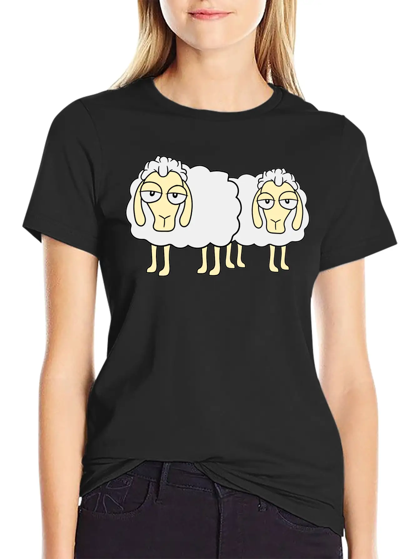 2 Friends Team Couple Funny Little Cute Comic Cart Classic Cotton Tee – Unisex Comfort For Any Season