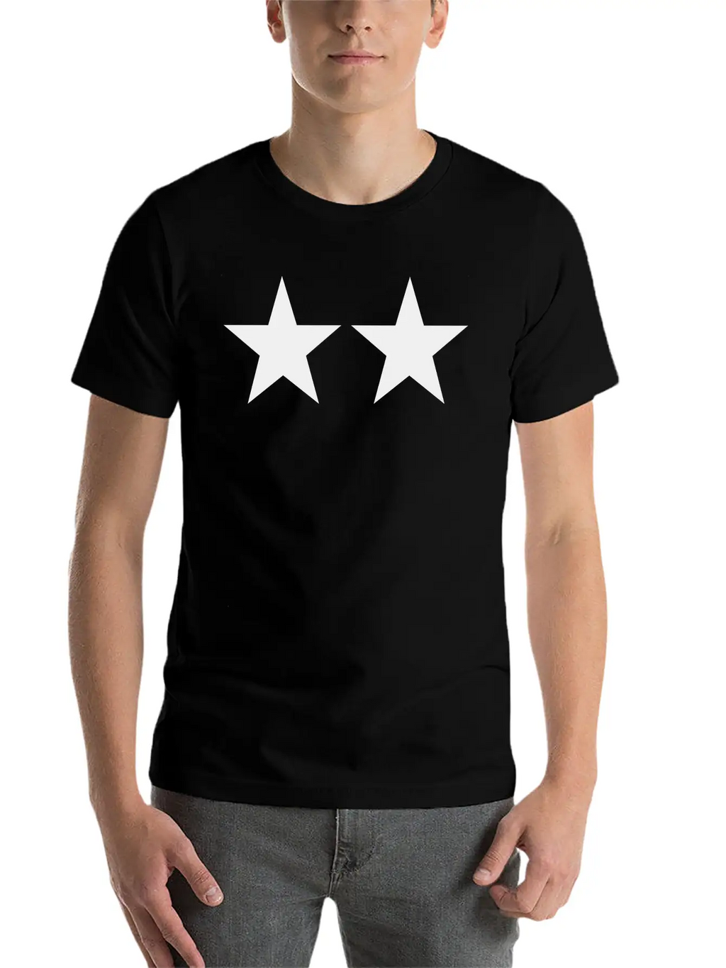 2 Stars Timeless Short Sleeve Tee – Comfy And Minimalist Design