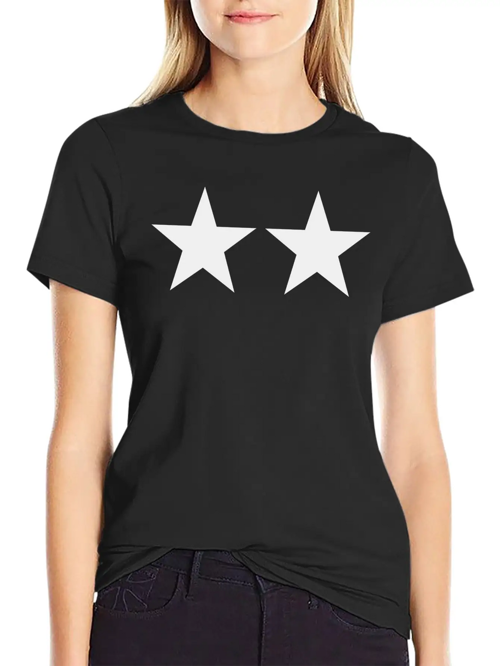 2 Stars Timeless Short Sleeve Tee – Comfy And Minimalist Design