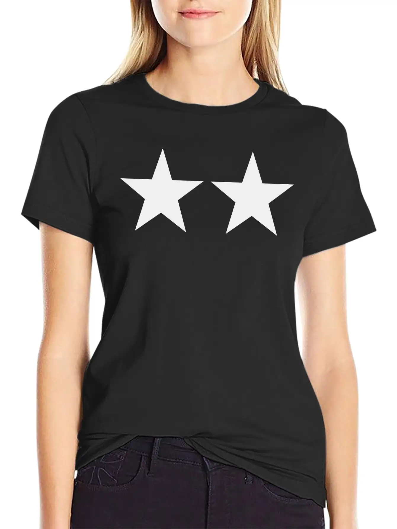 2 Stars Timeless Short Sleeve Tee – Comfy And Minimalist Design