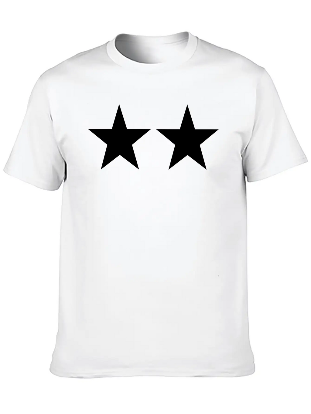 2 Stars Timeless Short Sleeve Tee – Comfy And Minimalist Design