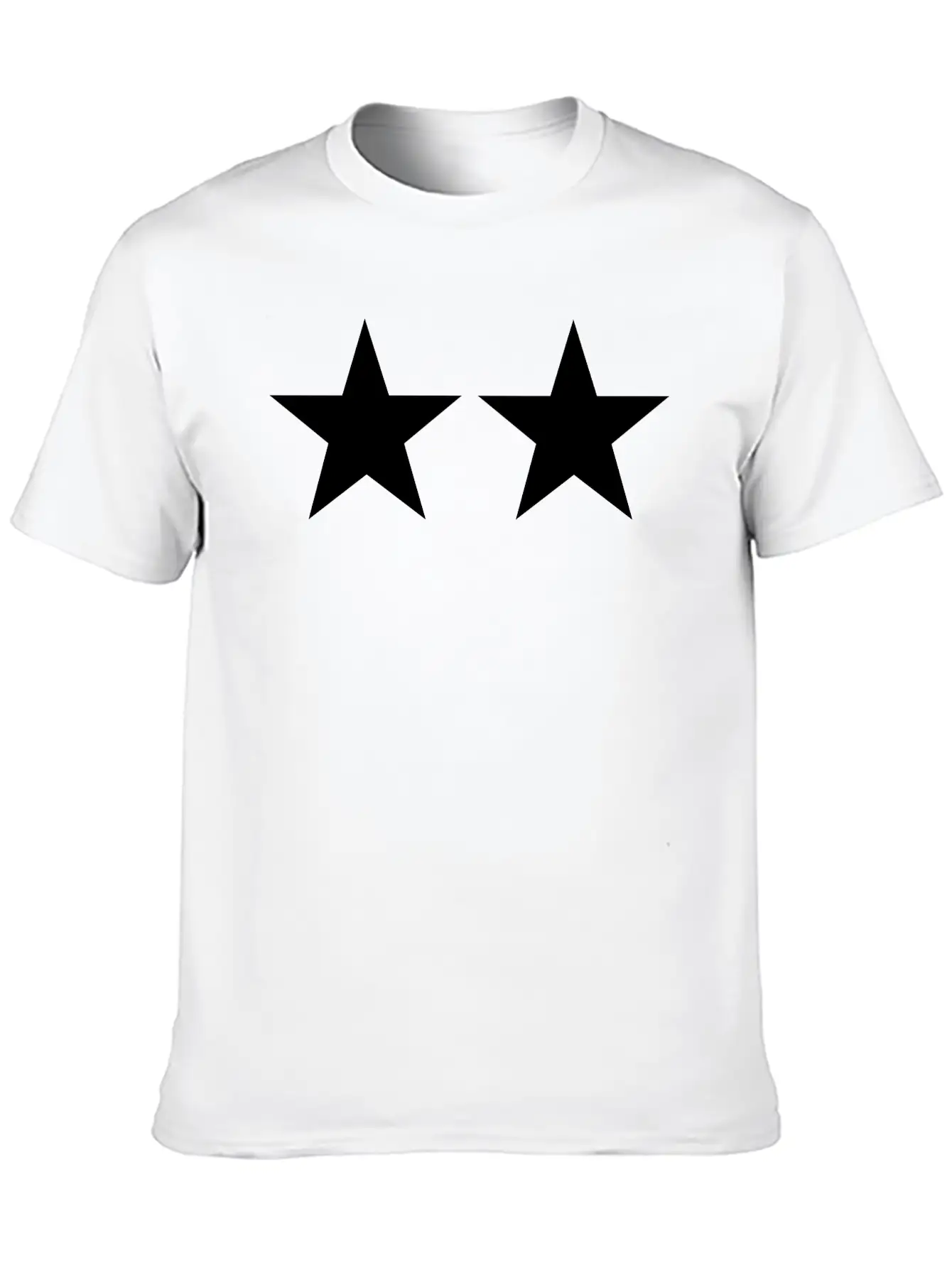 2 Stars Timeless Short Sleeve Tee – Comfy And Minimalist Design