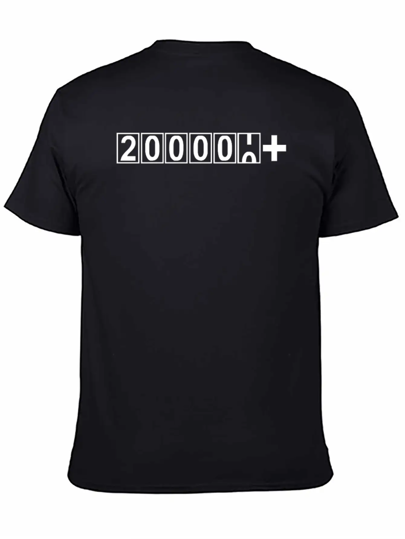 200000 Miles Sticker Vinyl Breathable Soft Cotton T-Shirt – Timeless Casual Look
