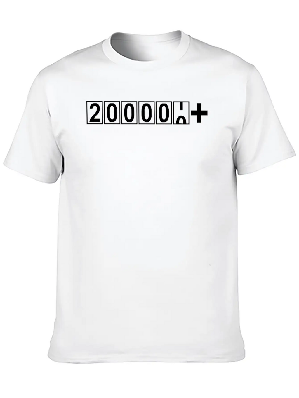 200000 Miles Sticker Vinyl Breathable Soft Cotton T-Shirt – Timeless Casual Look