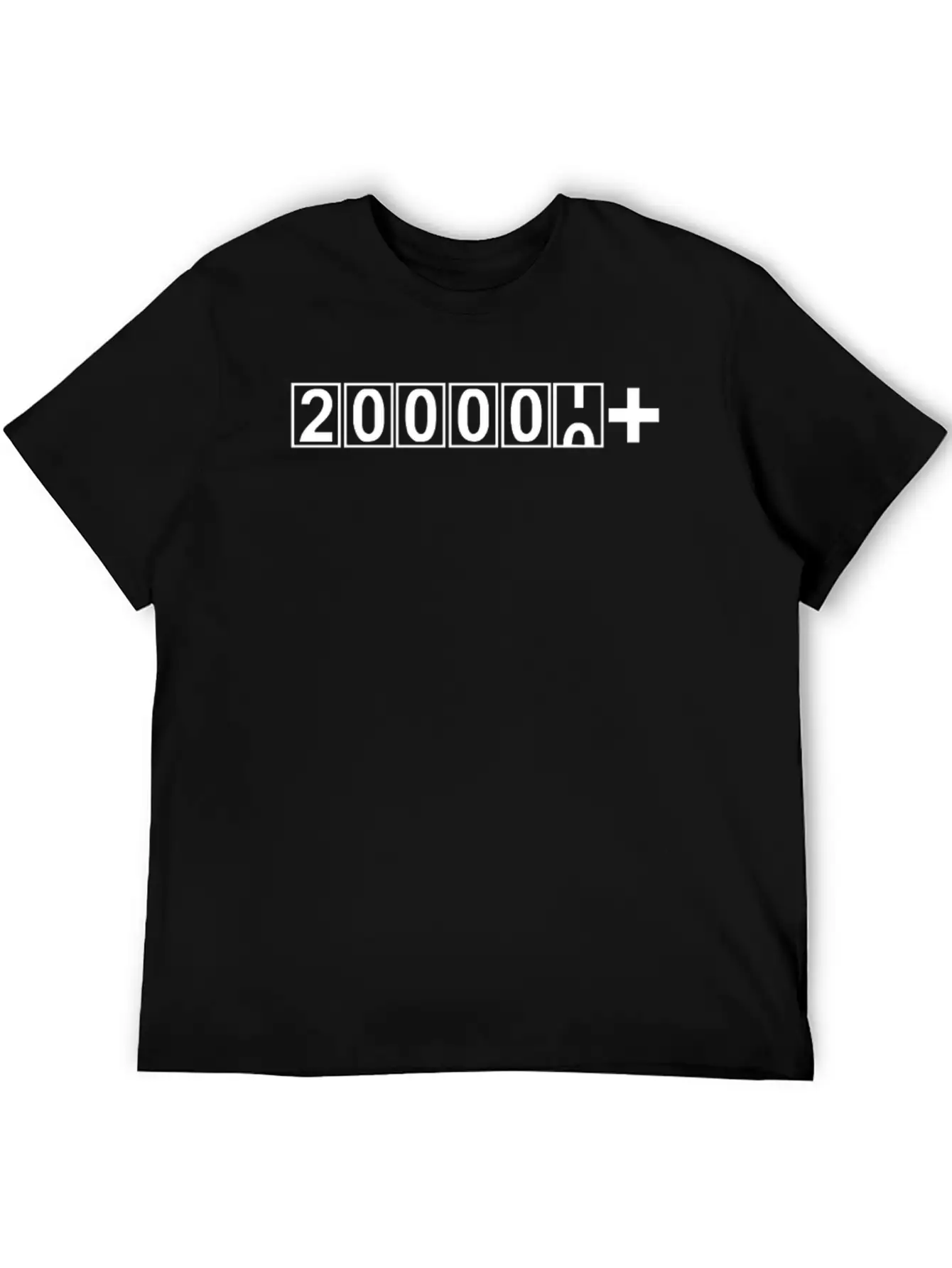 200000 Miles Sticker Vinyl Breathable Soft Cotton T-Shirt – Timeless Casual Look