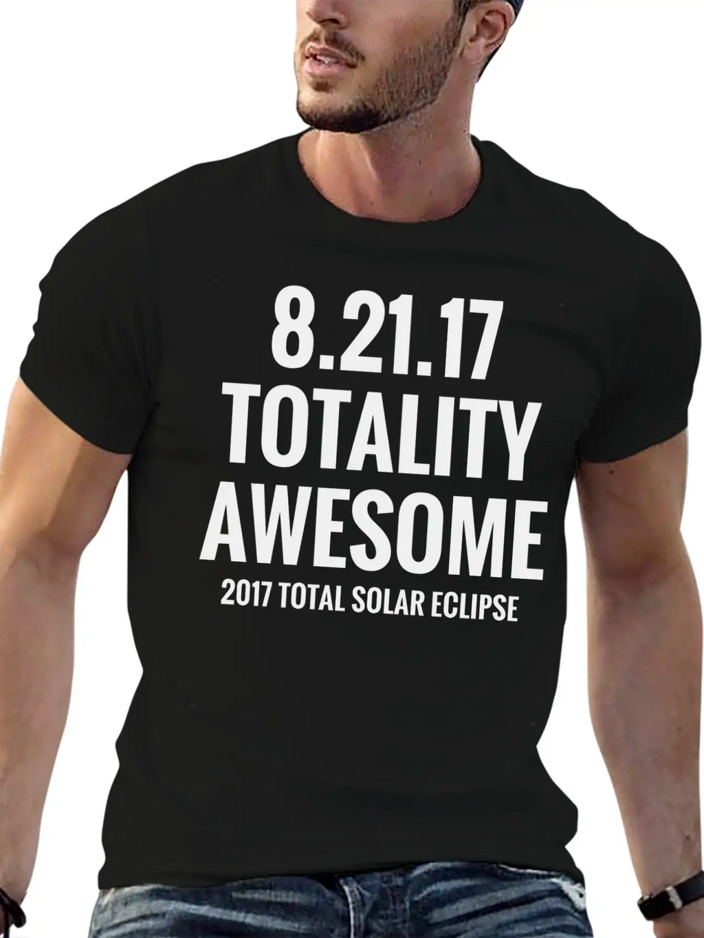2017 Total Solar Eclipse - Totality Awesome Essential Cotton Tee For Daily Outfits – Unisex Style