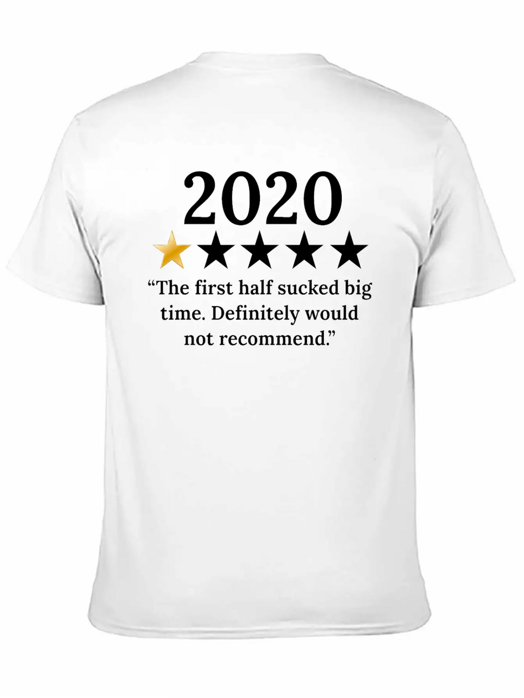 2020 Review / Feedback "Would Not Recommend" Breathable Graphic T-Shirt – Perfect For Casual Days