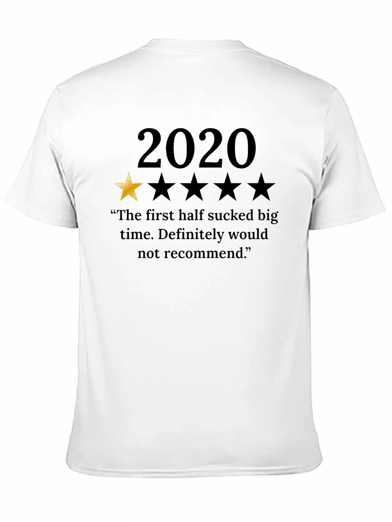 2020 Review / Feedback "Would Not Recommend" Breathable Graphic T-Shirt – Perfect For Casual Days