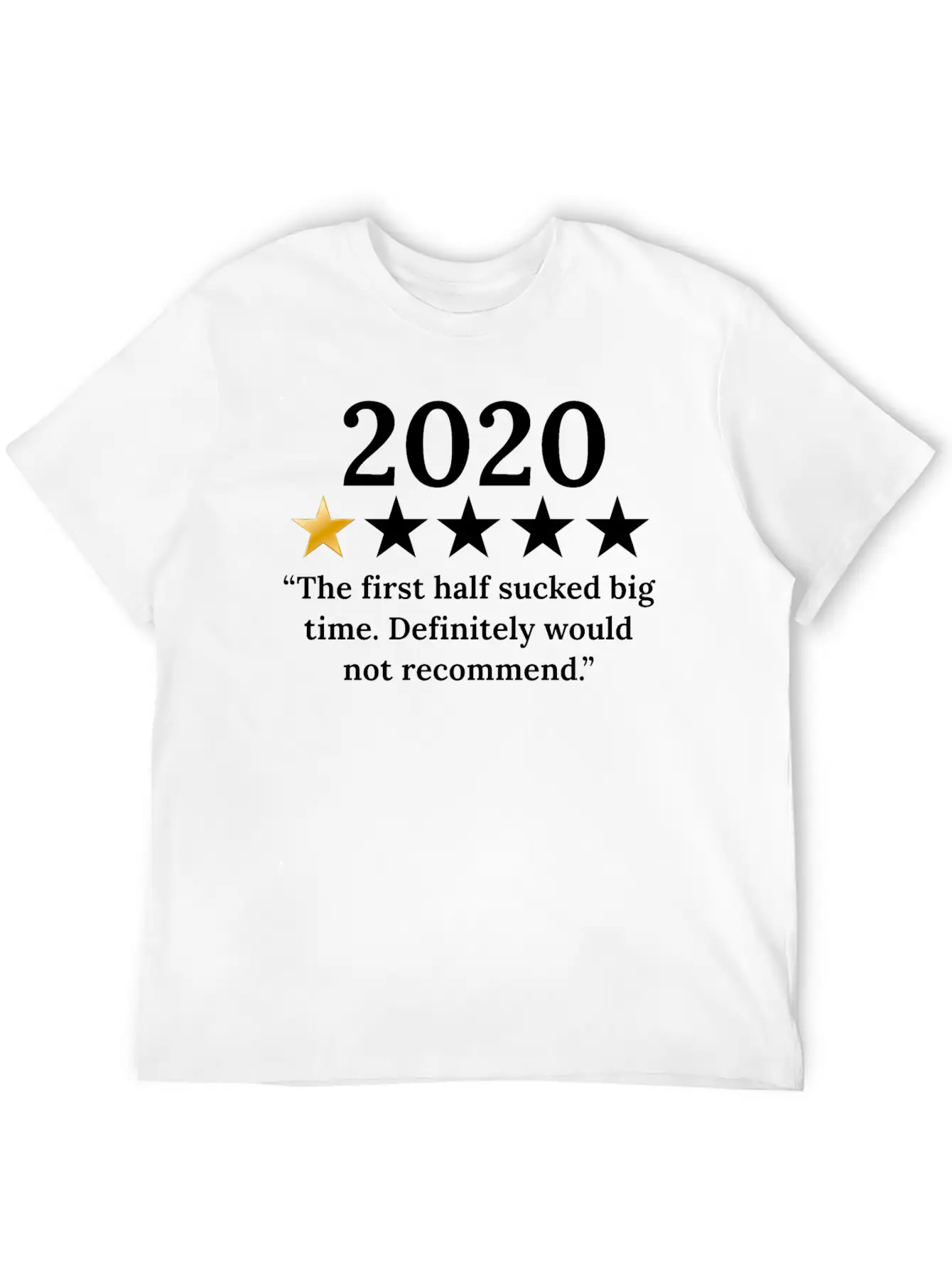 2020 Review / Feedback "Would Not Recommend" Breathable Graphic T-Shirt – Perfect For Casual Days