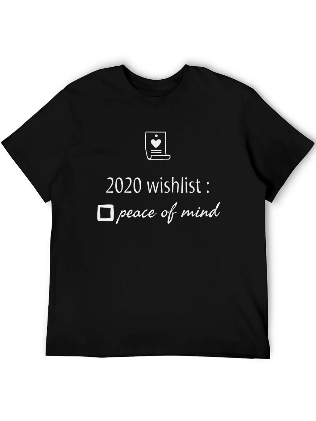 2020 Wishlist : Peace Of Mind Timeless Short Sleeve Tee – Comfy And Minimalist Design