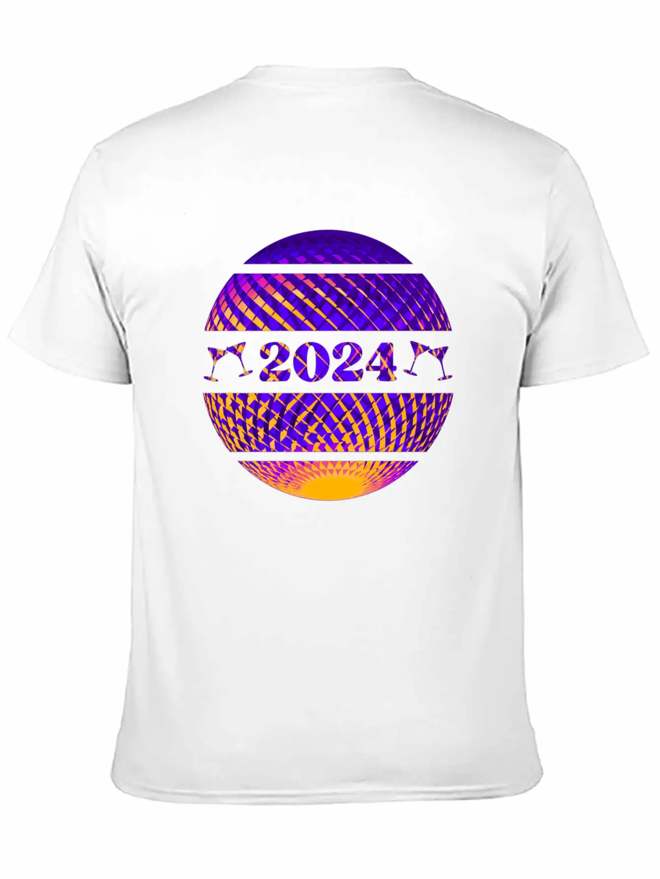 2024 Disco Ball In Colors Timeless Short Sleeve Tee – Comfy And Minimalist Design