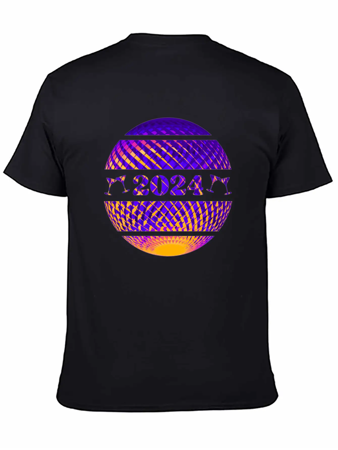 2024 Disco Ball In Colors Timeless Short Sleeve Tee – Comfy And Minimalist Design