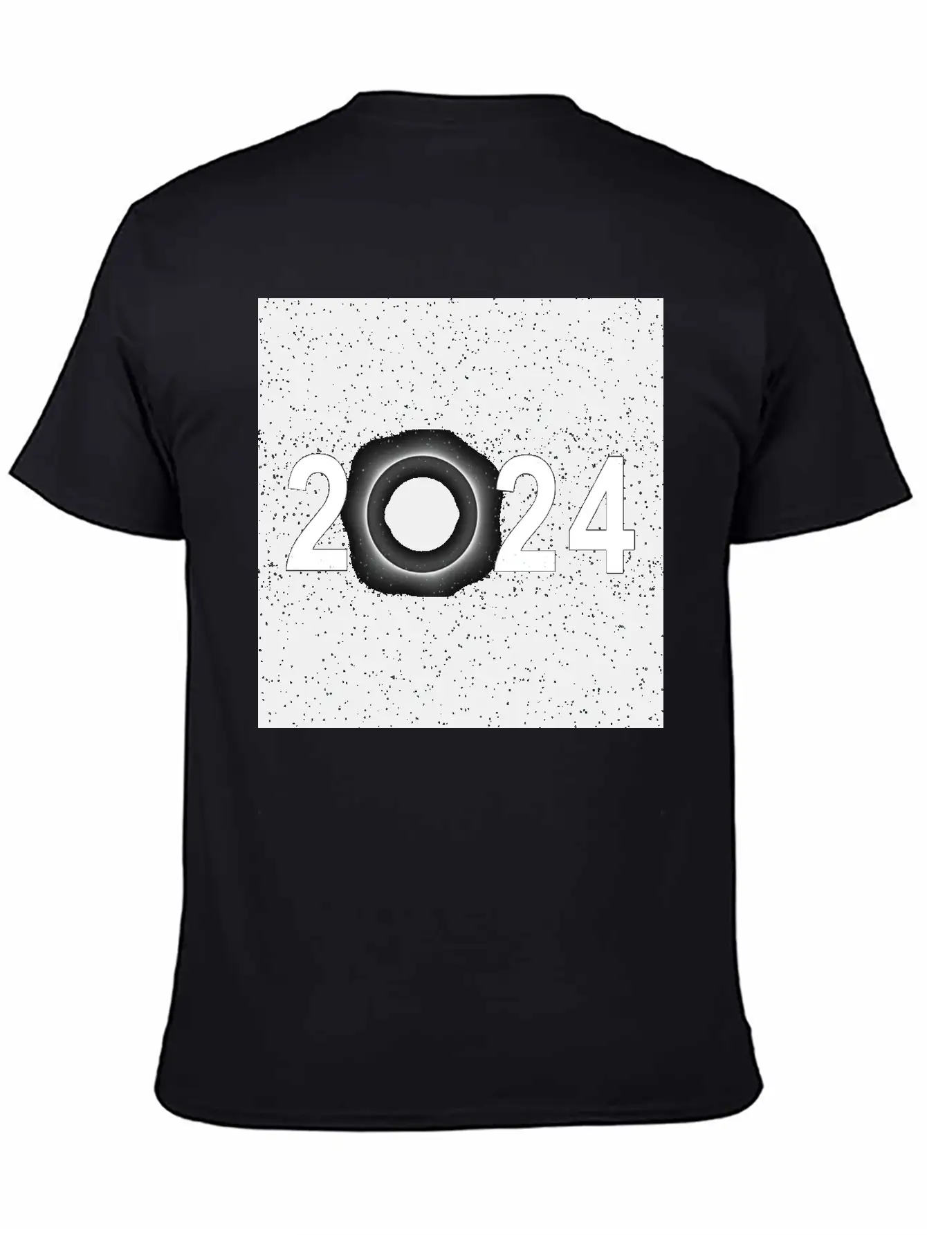 2024 Eclipse Poster Wall Art Souvenir Memento Unisex Casual T-Shirt – Clean Design For Daily Comfort