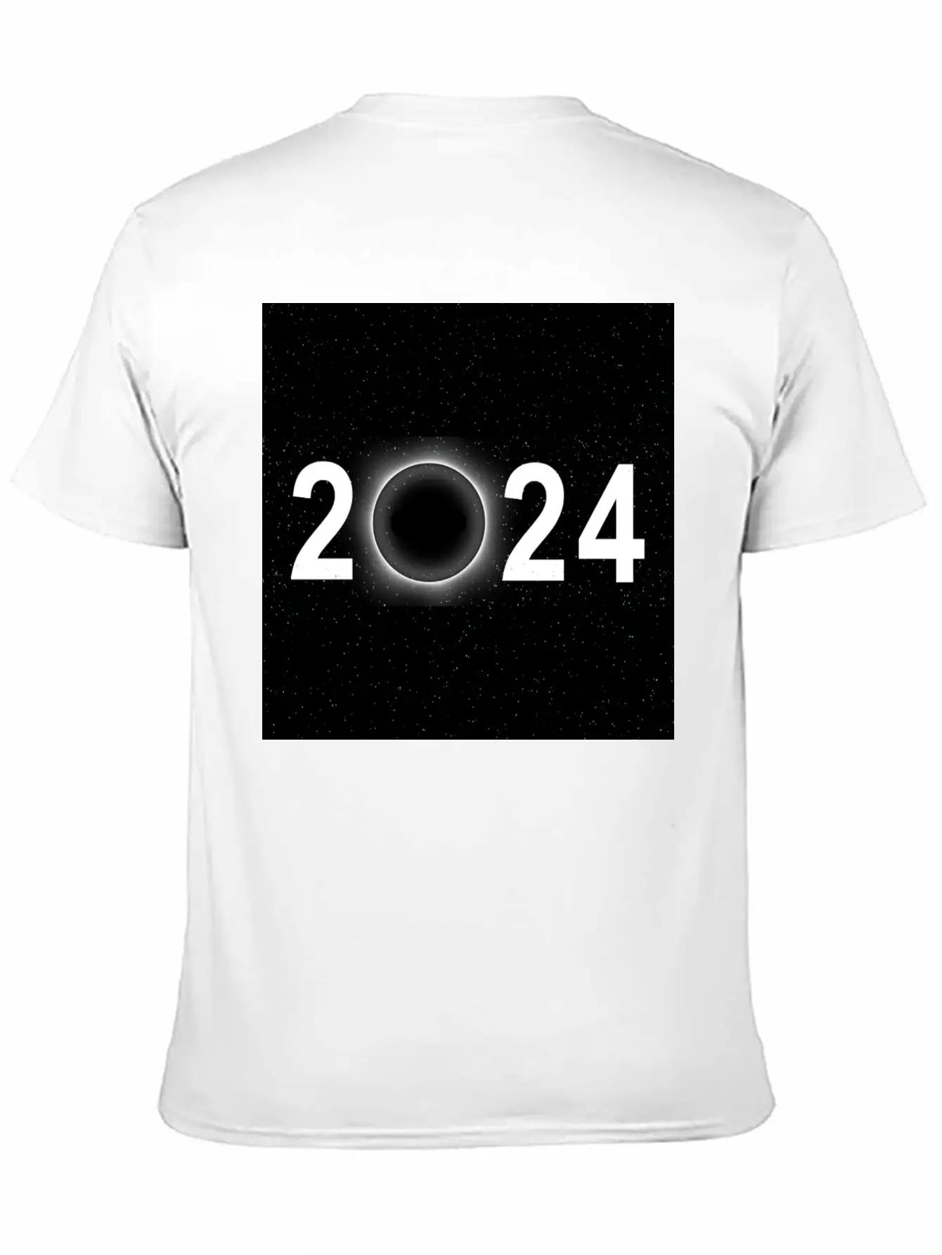 2024 Eclipse Poster Wall Art Souvenir Memento Unisex Casual T-Shirt – Clean Design For Daily Comfort