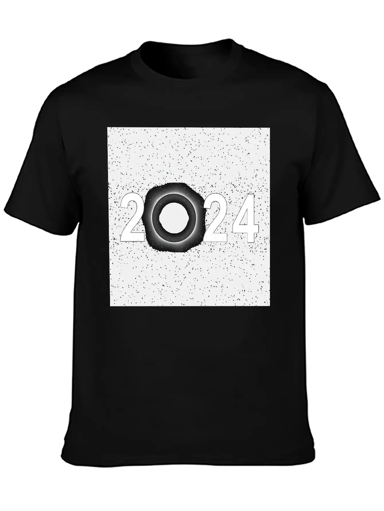 2024 Eclipse Poster Wall Art Souvenir Memento Unisex Casual T-Shirt – Clean Design For Daily Comfort