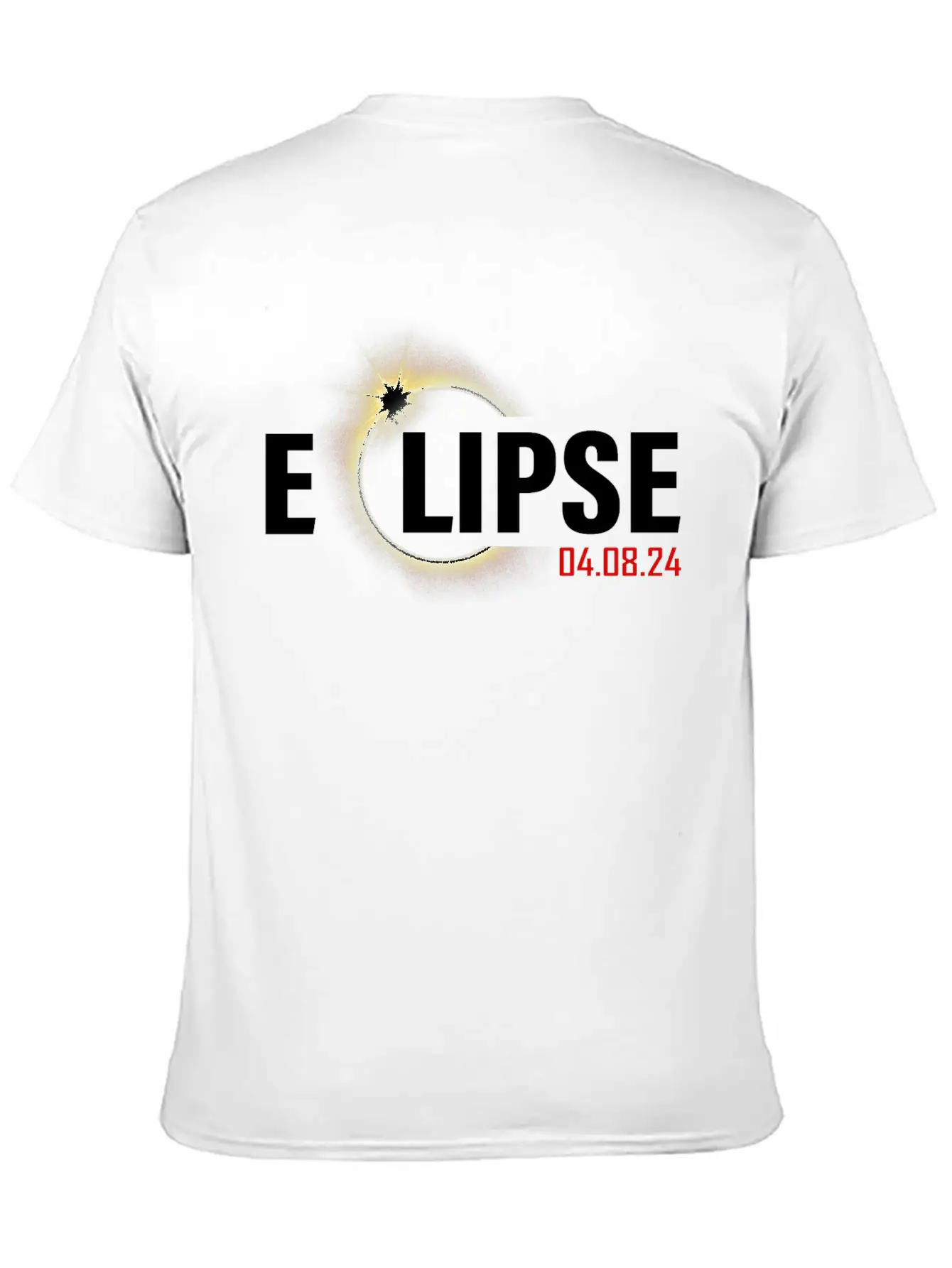 2024 Solar Eclipse April 8, 2024 Solar Eclipse Basic Graphic T-Shirt – Daily Comfort In Soft Cotton