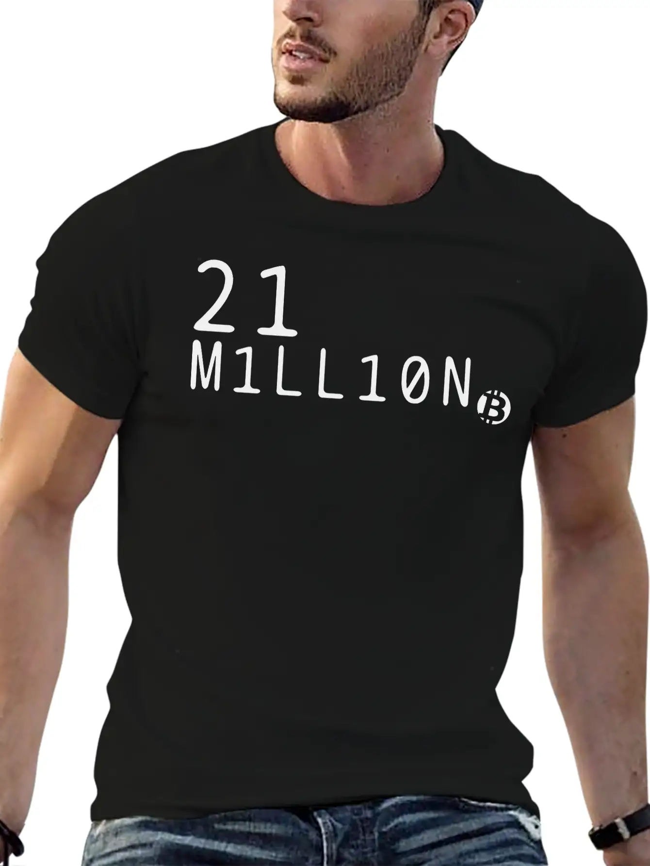 21 Millionen Bitcoin Stylish Everyday T-Shirt – Unisex Basic Cotton Tee