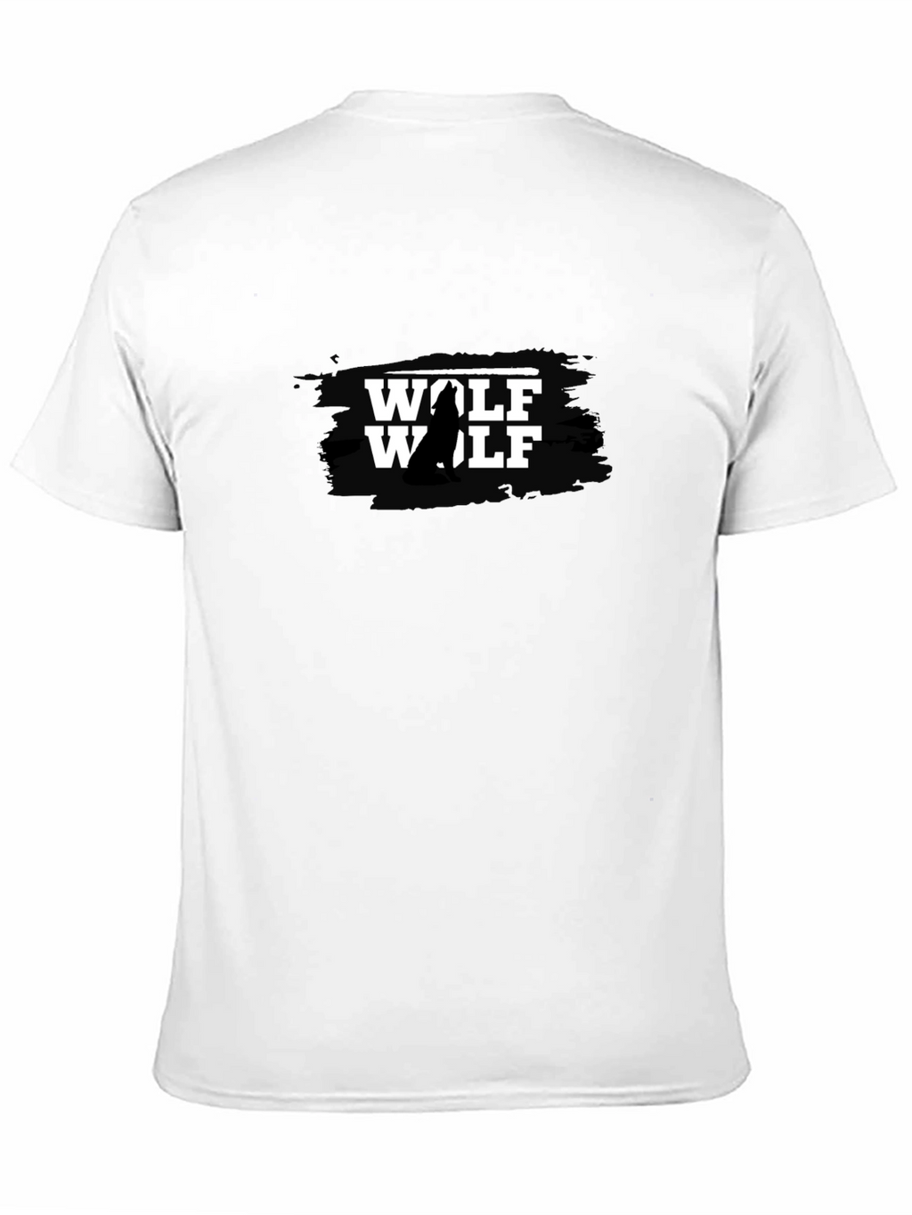 Wolf Graphic T-Shirt - Black Mens