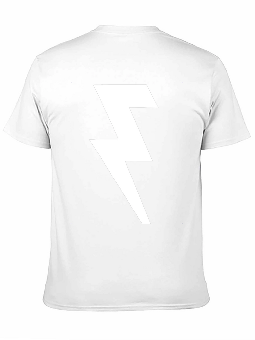 Lightning Bolt Graphic T-Shirt - Bold Black Tee
