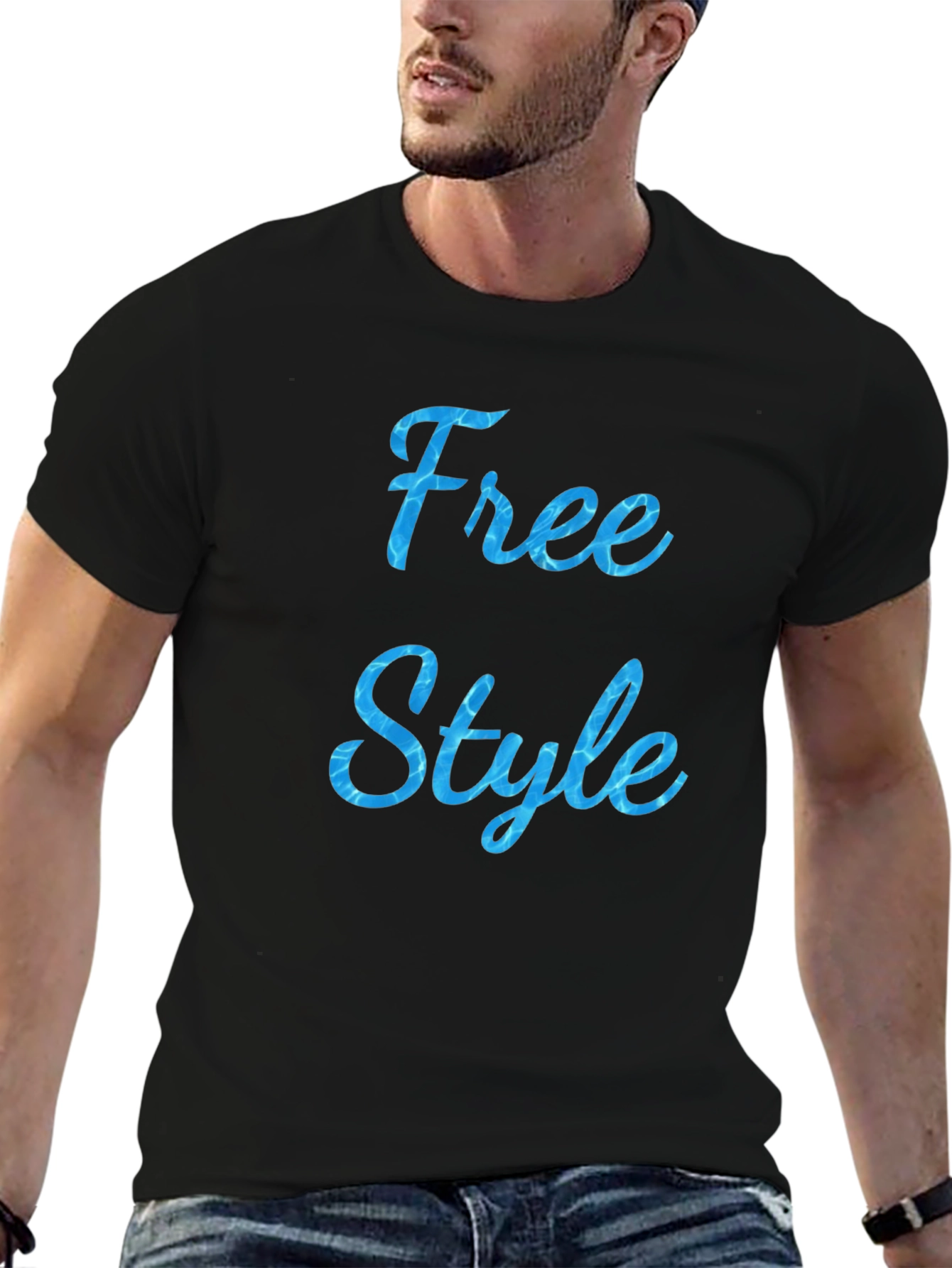 Free Style Black T-Shirt
