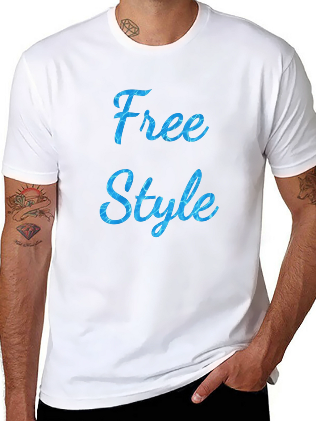 Free Style Black T-Shirt