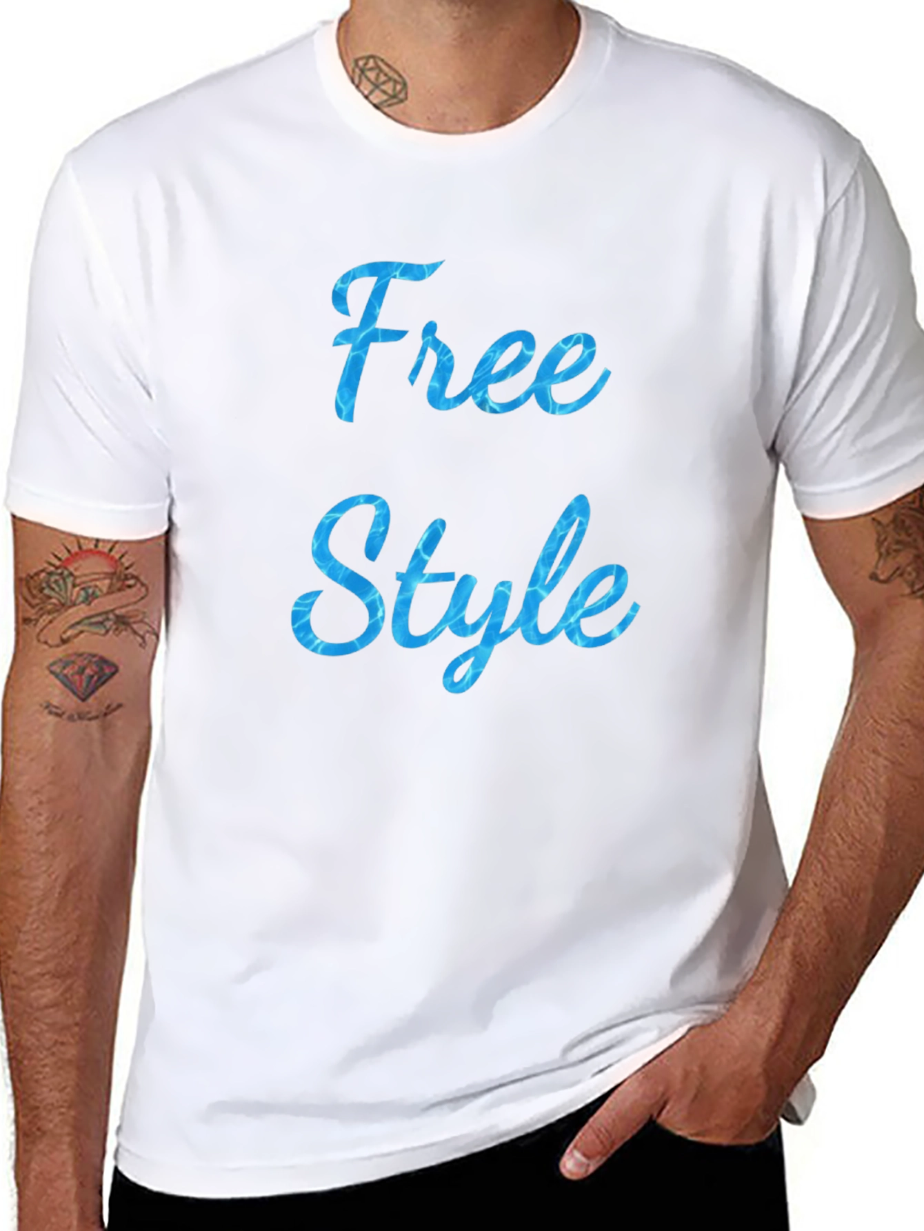 Free Style Black T-Shirt
