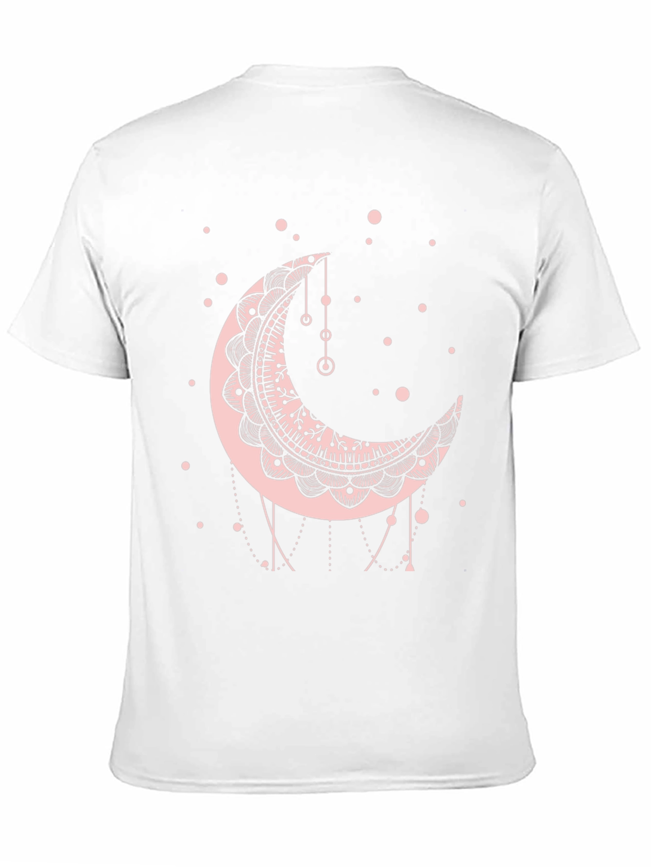 Moon Mandala Graphic Tee - Black