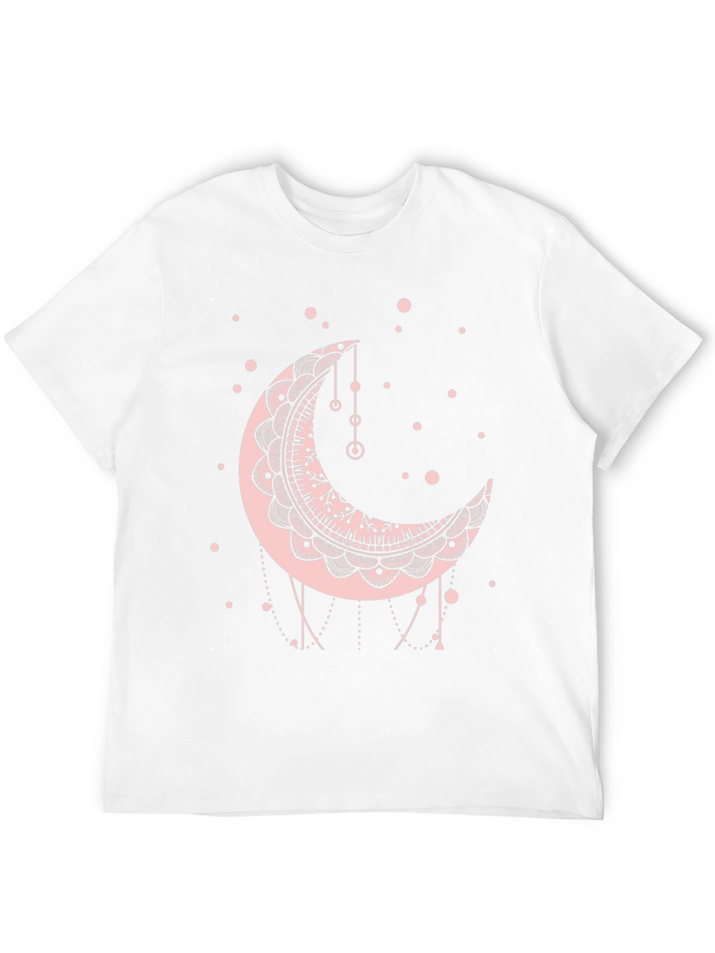 Moon Mandala Graphic Tee - Black
