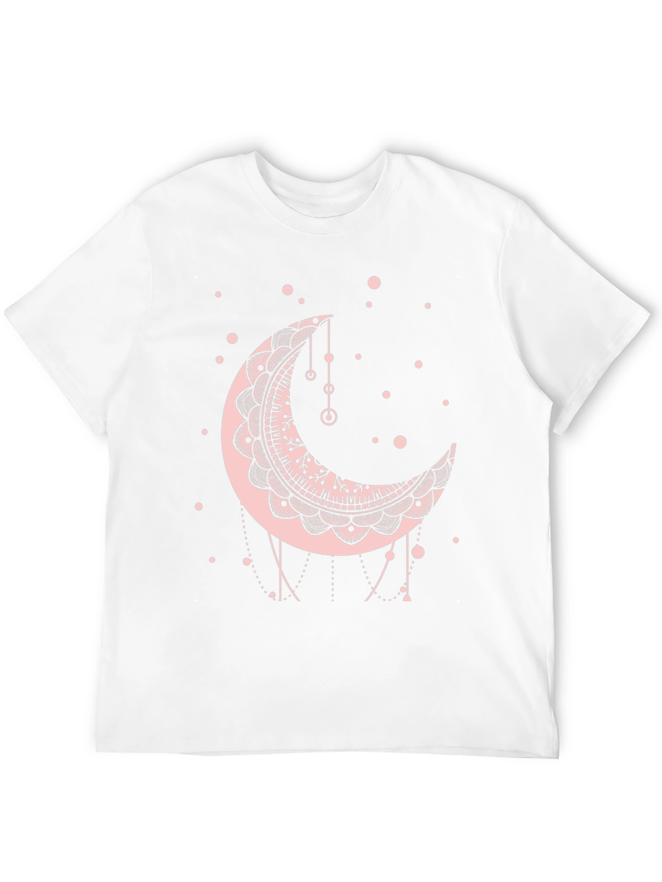 Moon Mandala Graphic Tee - Black