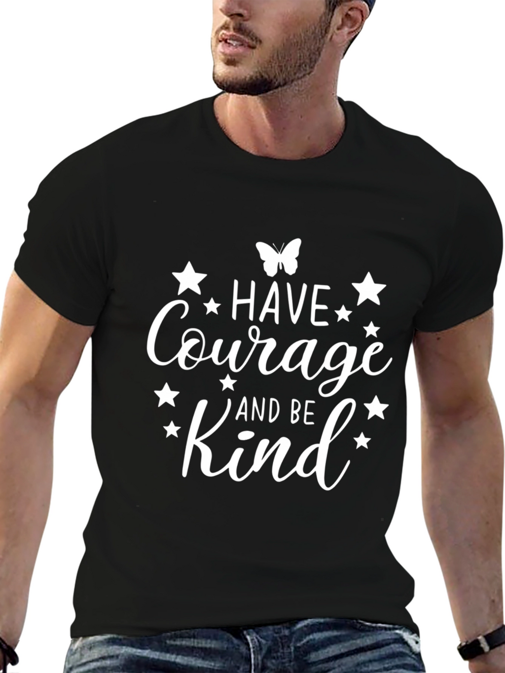 Courage & Kind T-Shirt - Motivational Graphic Tee