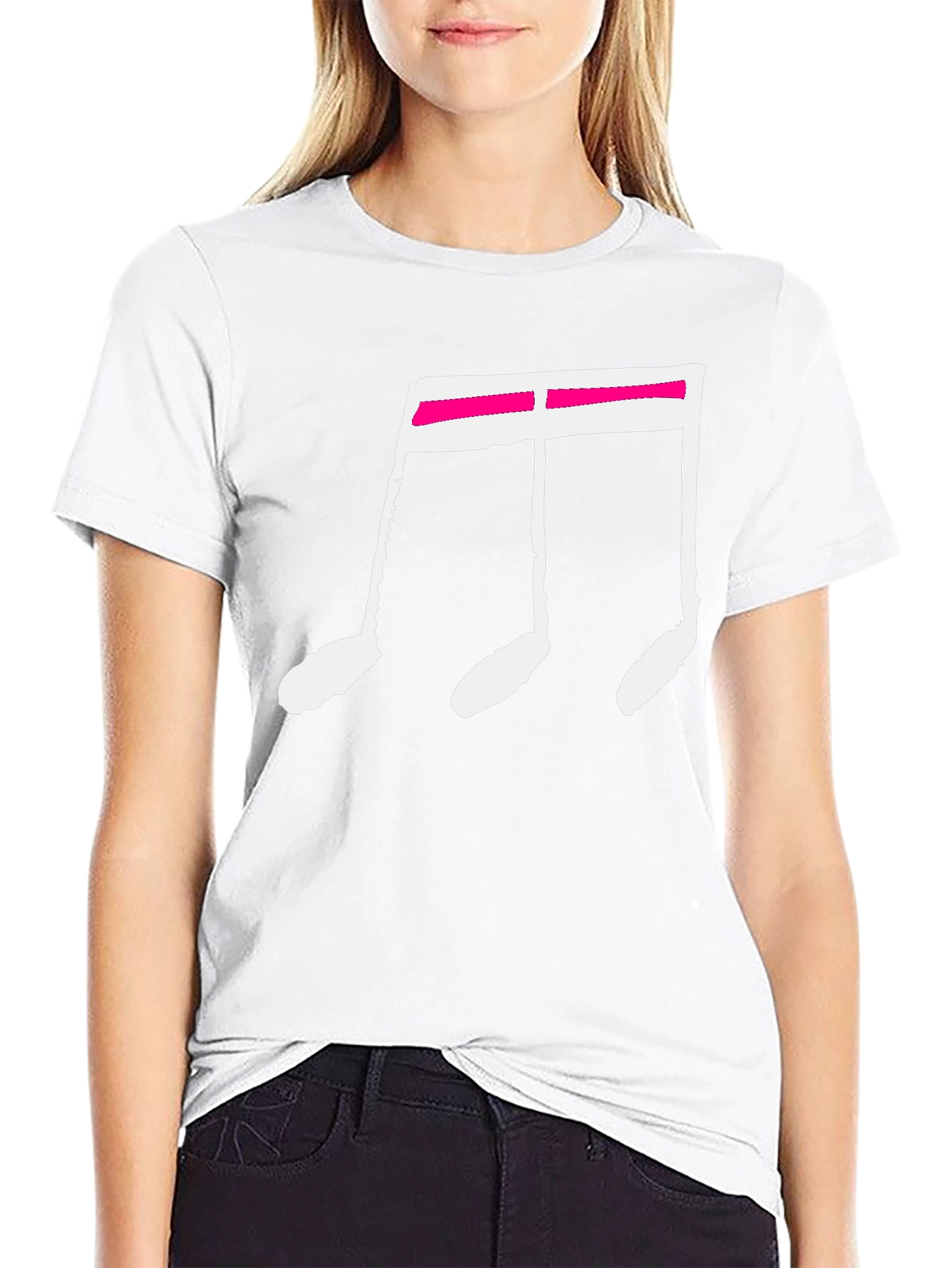 Musical Note Graphic T-Shirt