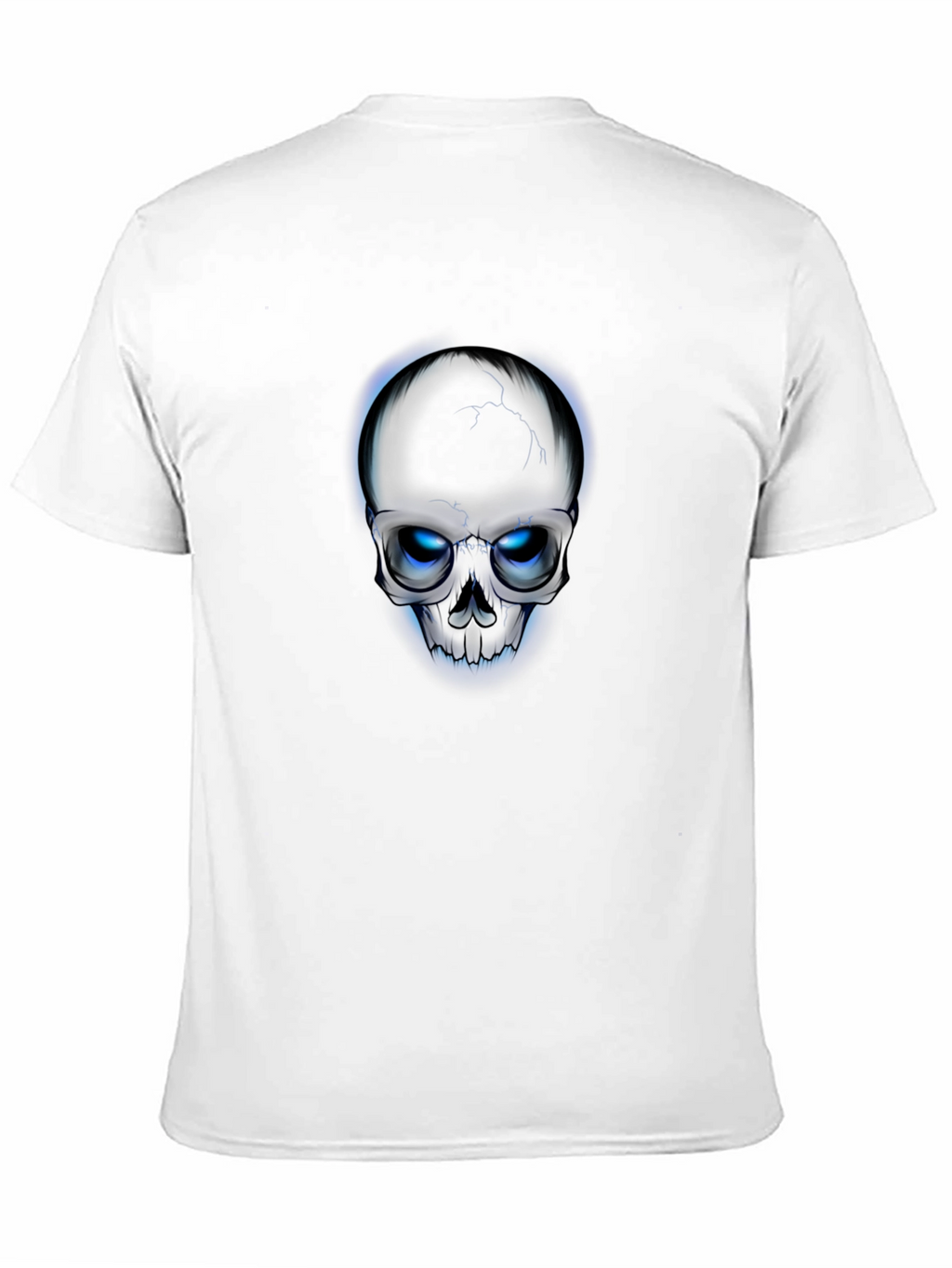 Skull T-Shirt - Glowing Eyes Graphic Tee