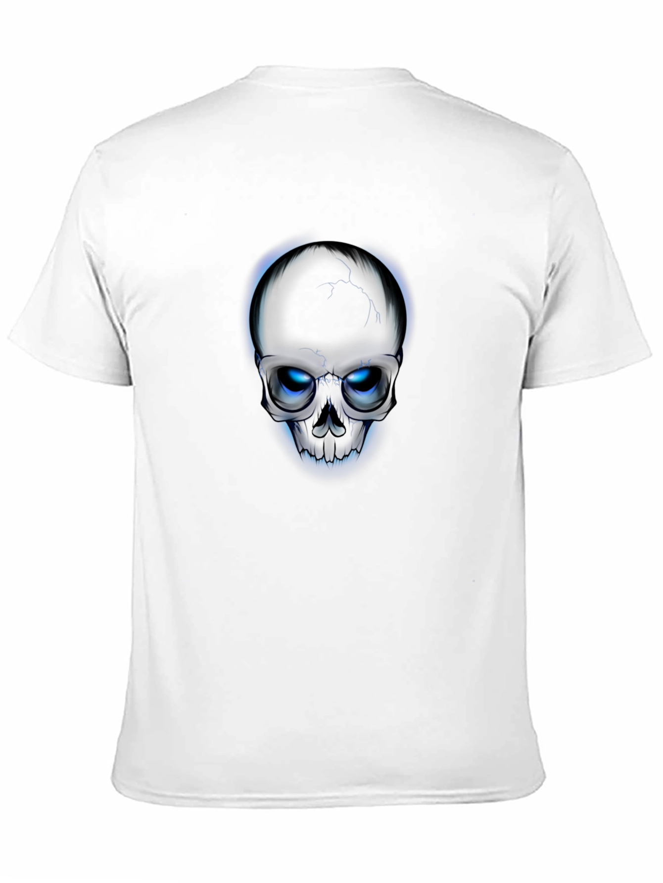 Skull T-Shirt - Glowing Eyes Graphic Tee