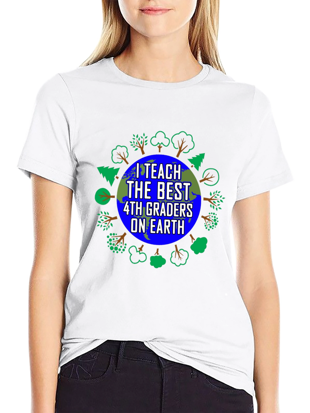 I Teach The Best 4th Graders On Earth T-Shirt