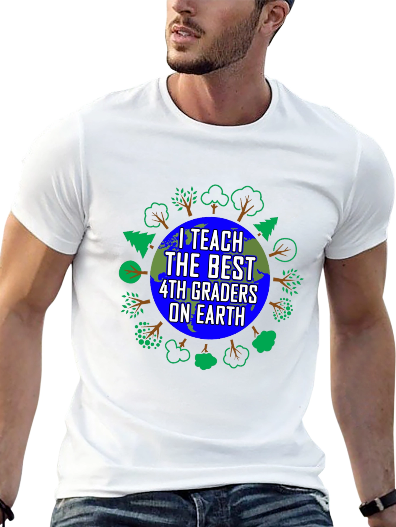 I Teach The Best 4th Graders On Earth T-Shirt