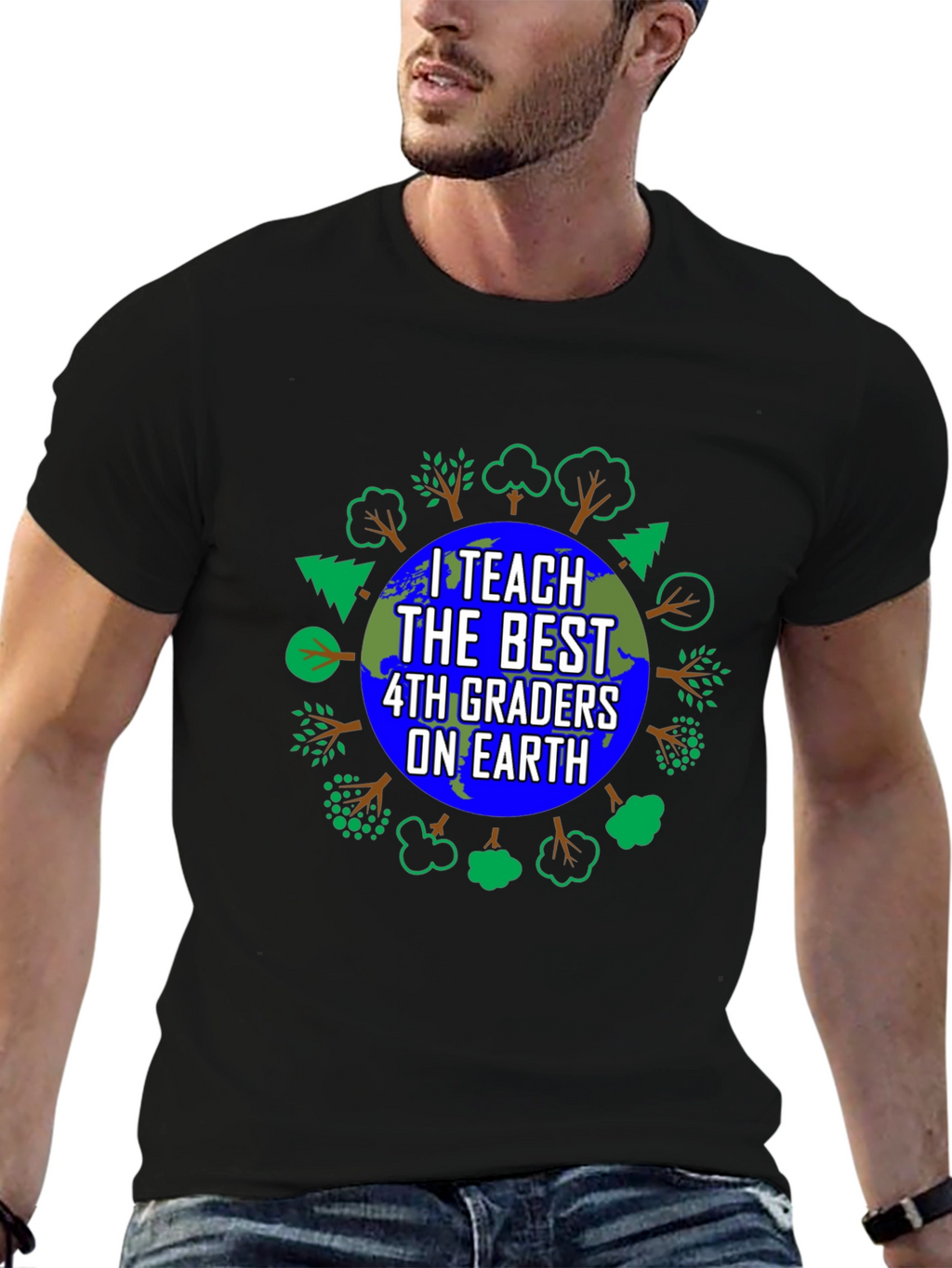 I Teach The Best 4th Graders On Earth T-Shirt