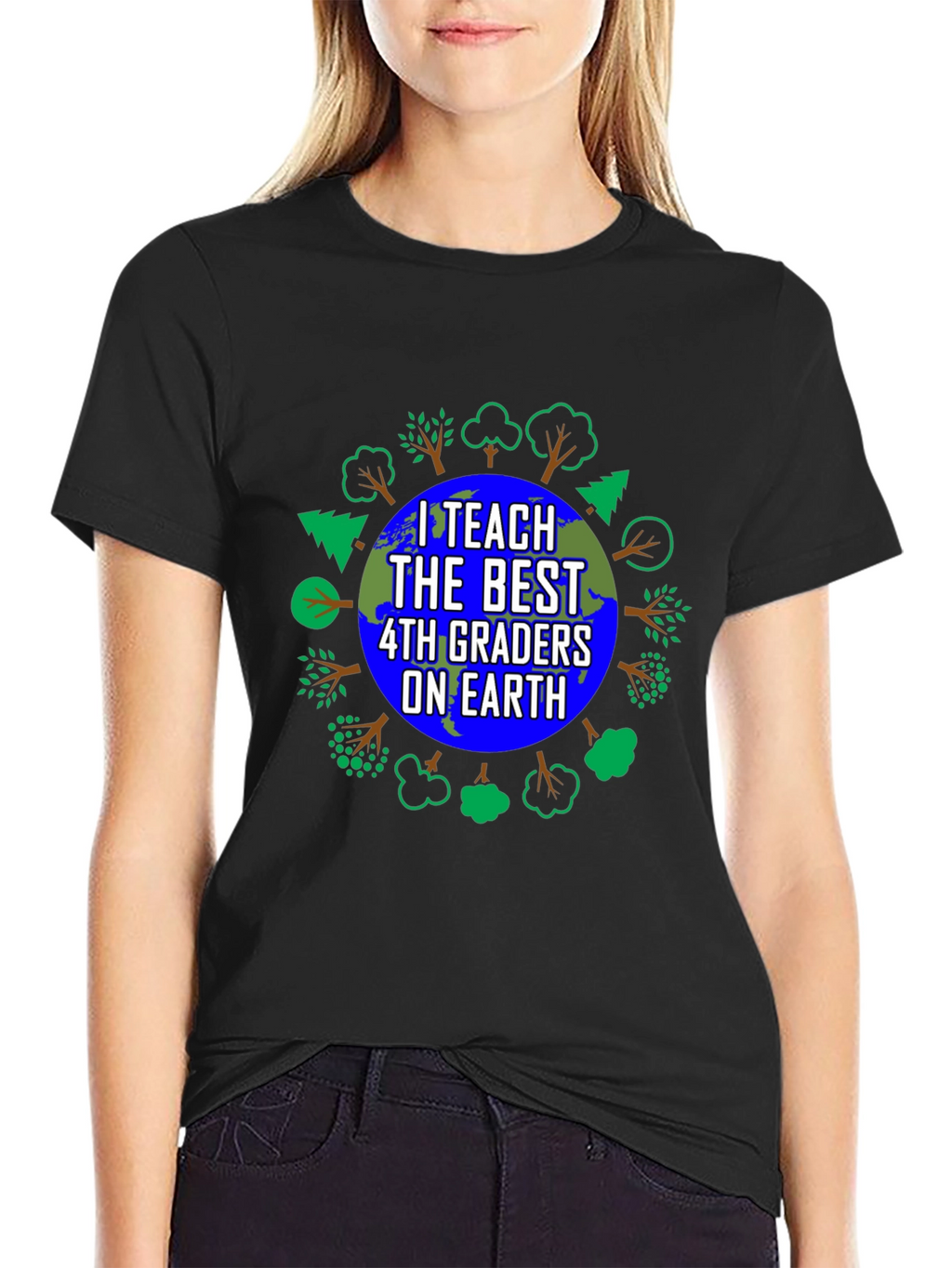 I Teach The Best 4th Graders On Earth T-Shirt