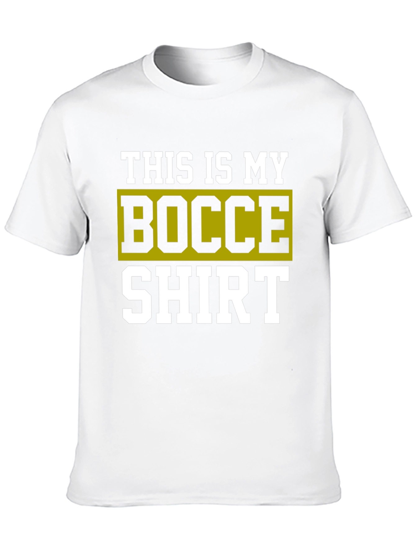 Bocce Shirt - This Is My Bocce Shirt - Black Tee