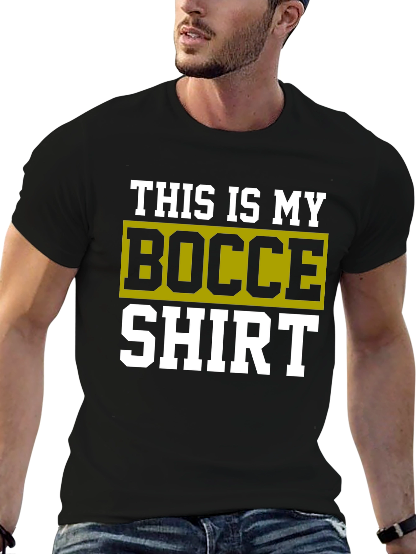 Bocce Shirt - This Is My Bocce Shirt - Black Tee
