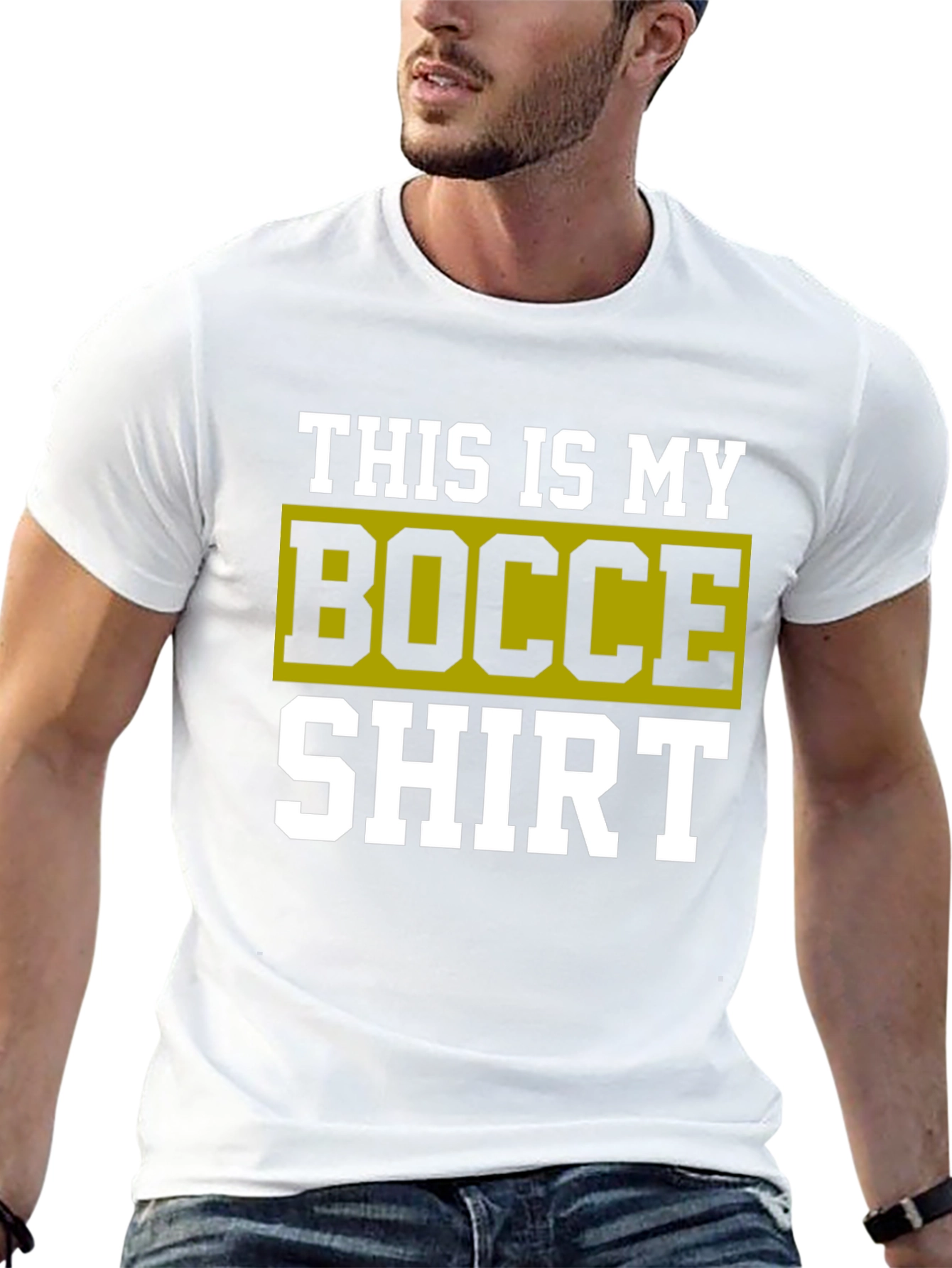 Bocce Shirt - This Is My Bocce Shirt - Black Tee