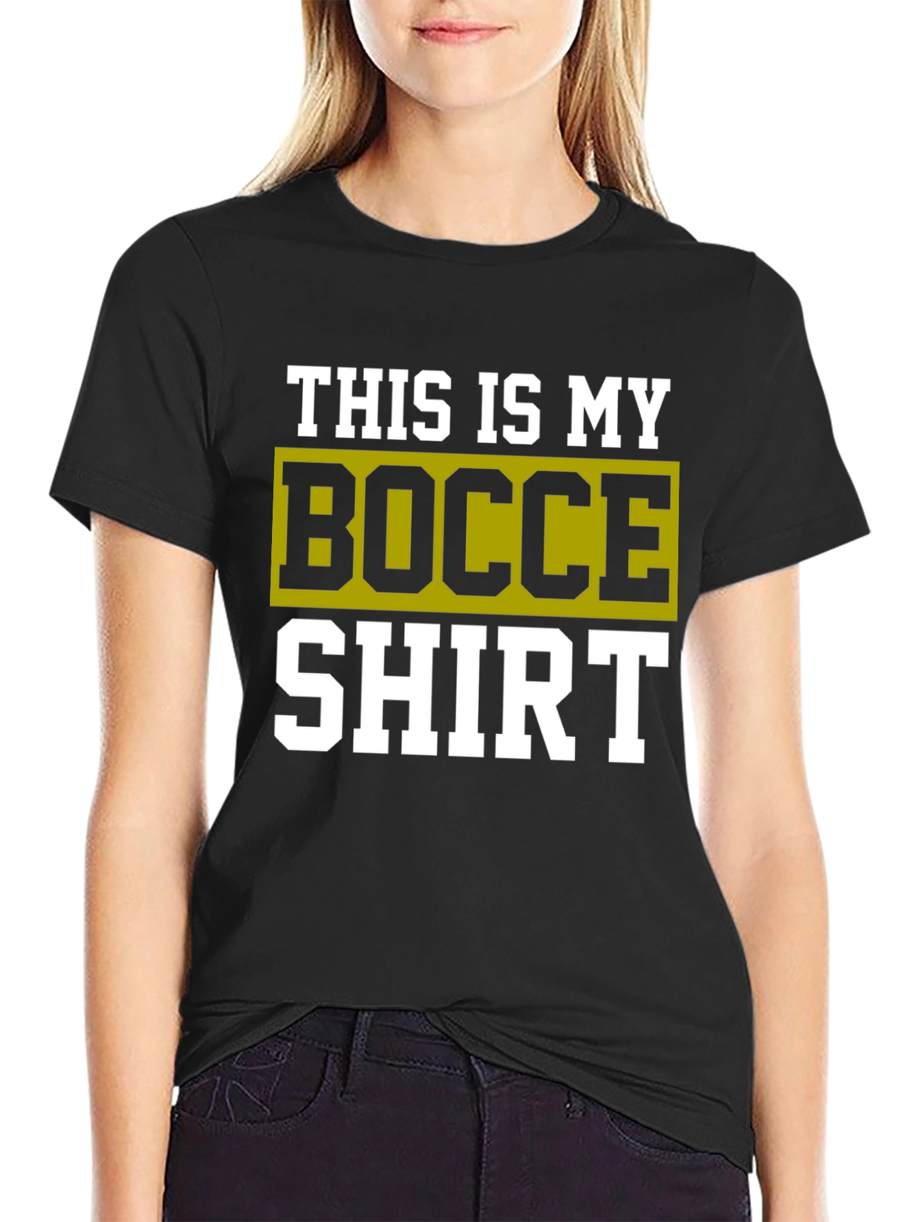 Bocce Shirt - This Is My Bocce Shirt - Black Tee