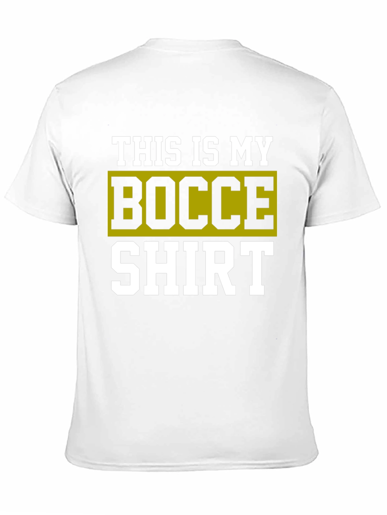 Bocce Shirt - This Is My Bocce Shirt - Black Tee