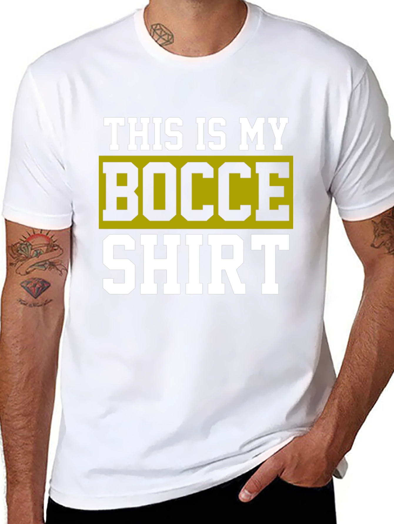 Bocce Shirt - This Is My Bocce Shirt - Black Tee