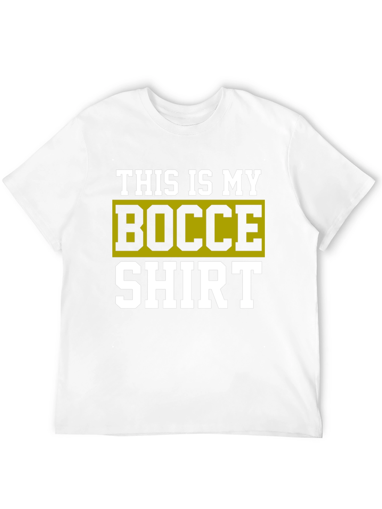 Bocce Shirt - This Is My Bocce Shirt - Black Tee