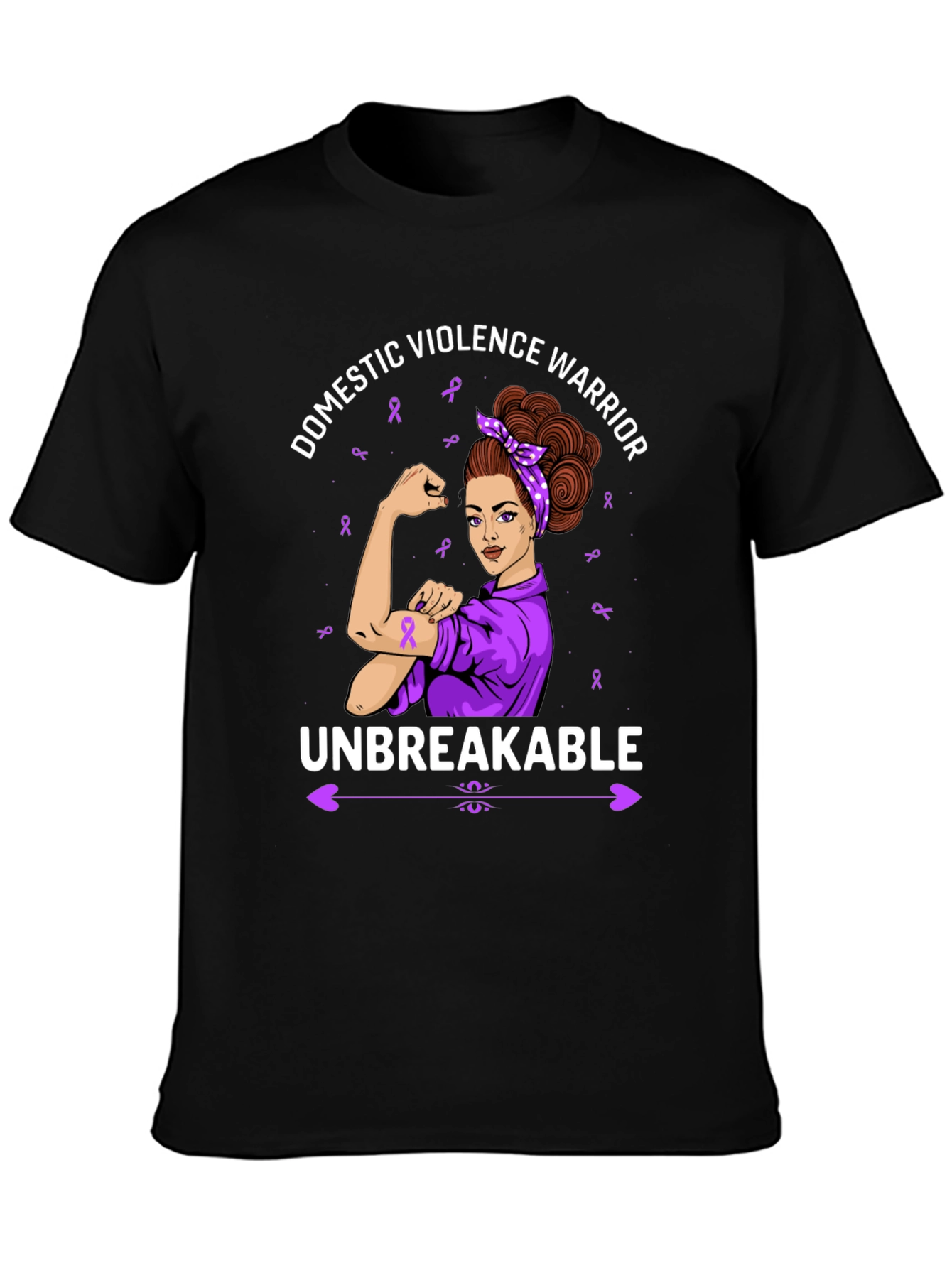 Domestic Violence Warrior Unbreakable T-Shirt