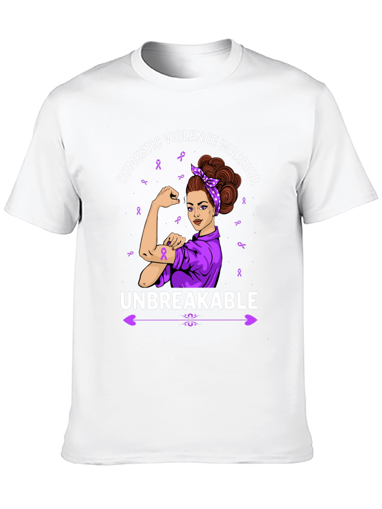 Domestic Violence Warrior Unbreakable T-Shirt